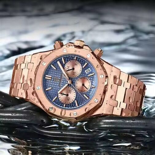 montre chronographe poedagar style royal oak