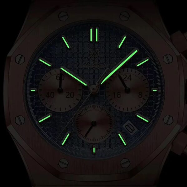 montre chronographe poedagar style royal oak